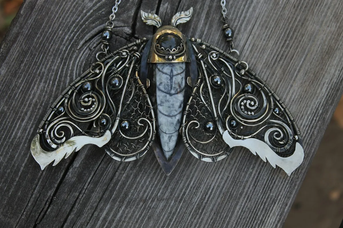 Moth Wing Pendant